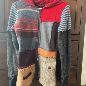 One of a Kind Sweater/Jacket - Size Small